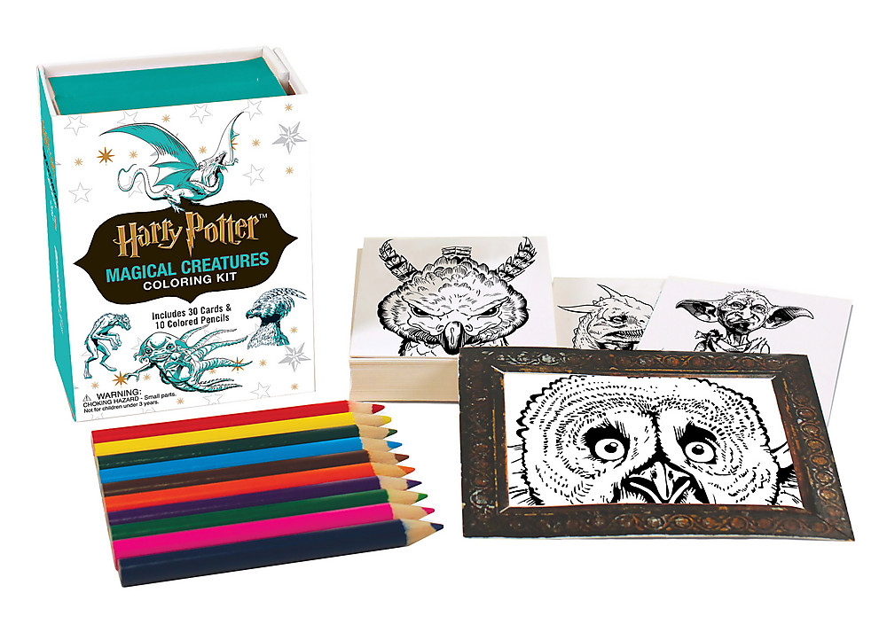 Harry Potter Magical Creatures Coloring Kit