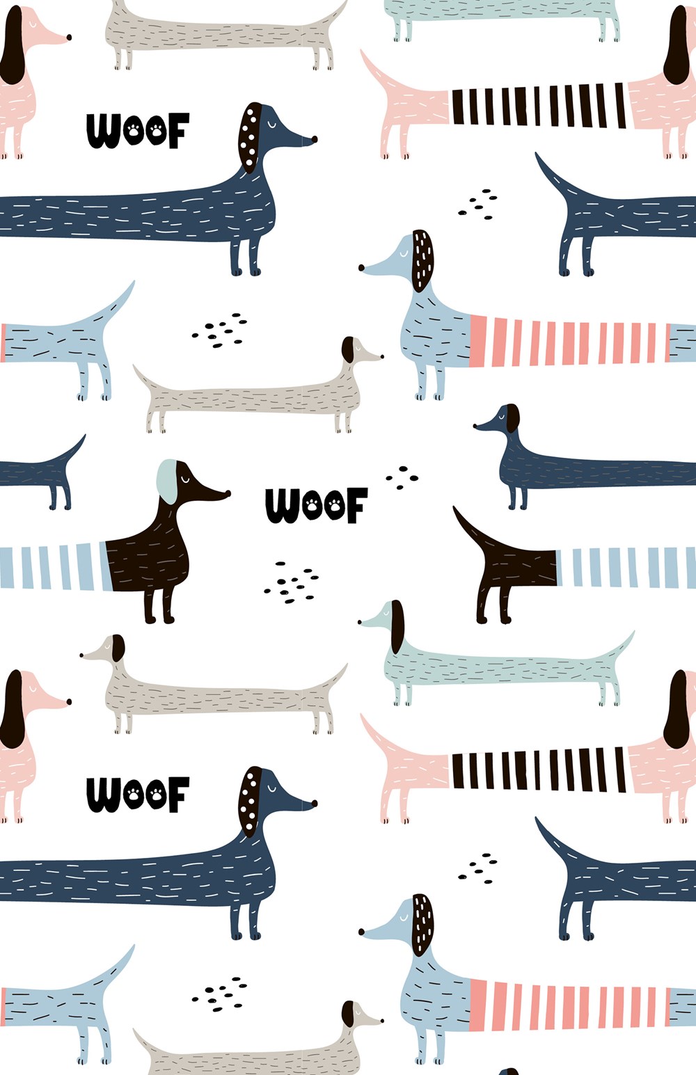 Woof (Blank Lined Journal)